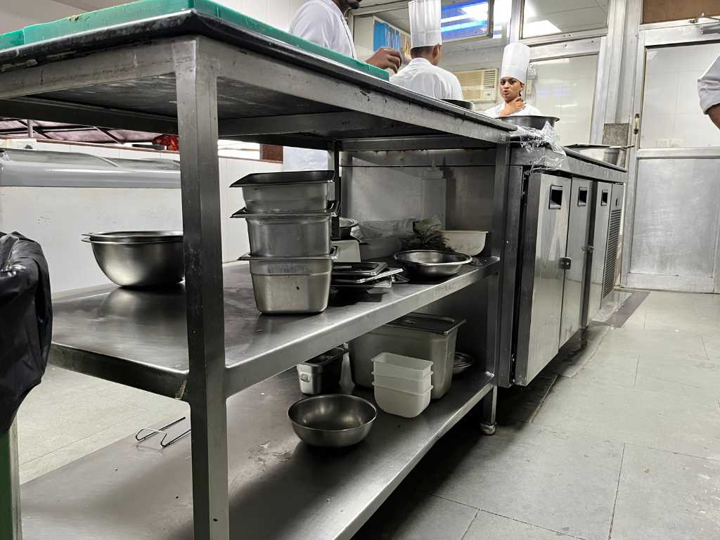 Work Table with Rack